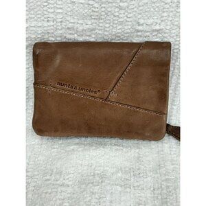 Aunts & Uncles Unisex Leather Grey Wallet OS #51011